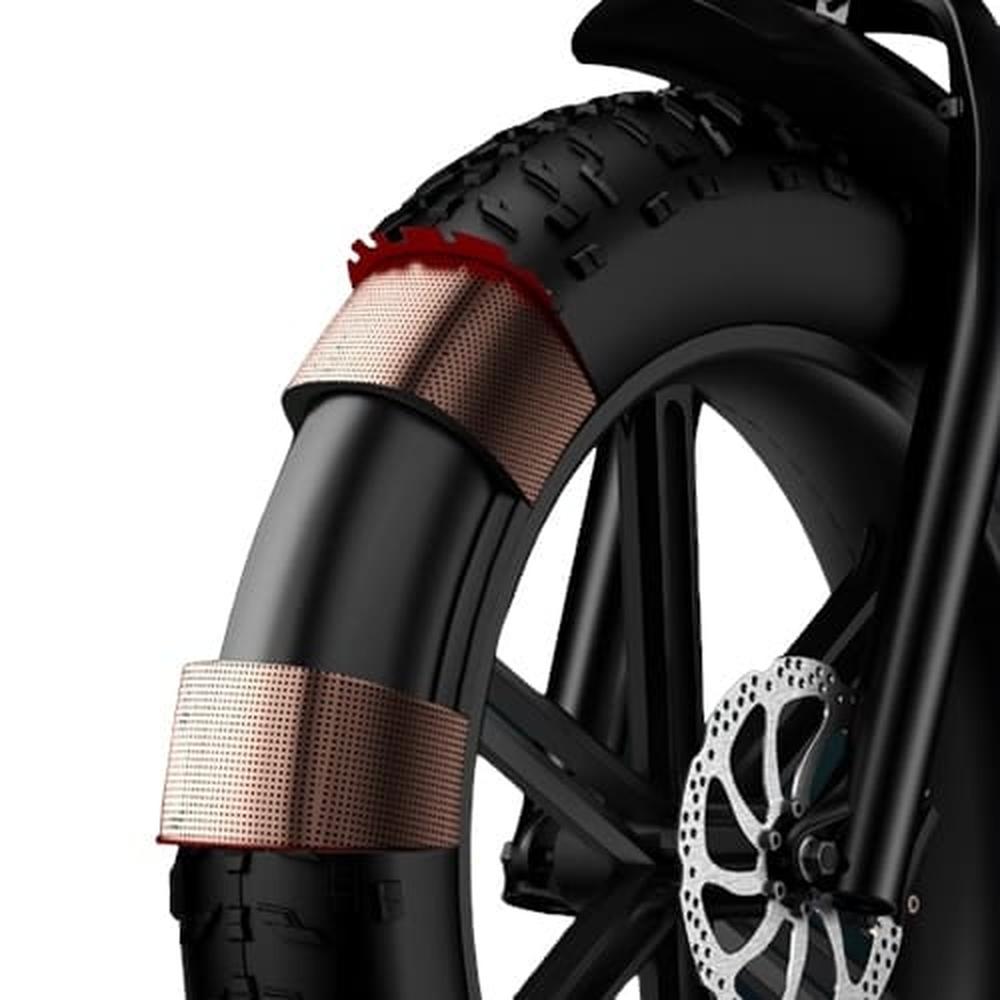 ENGWE M20 - Fatbike - Wit + Alarmsysteem + Telefoonhouder