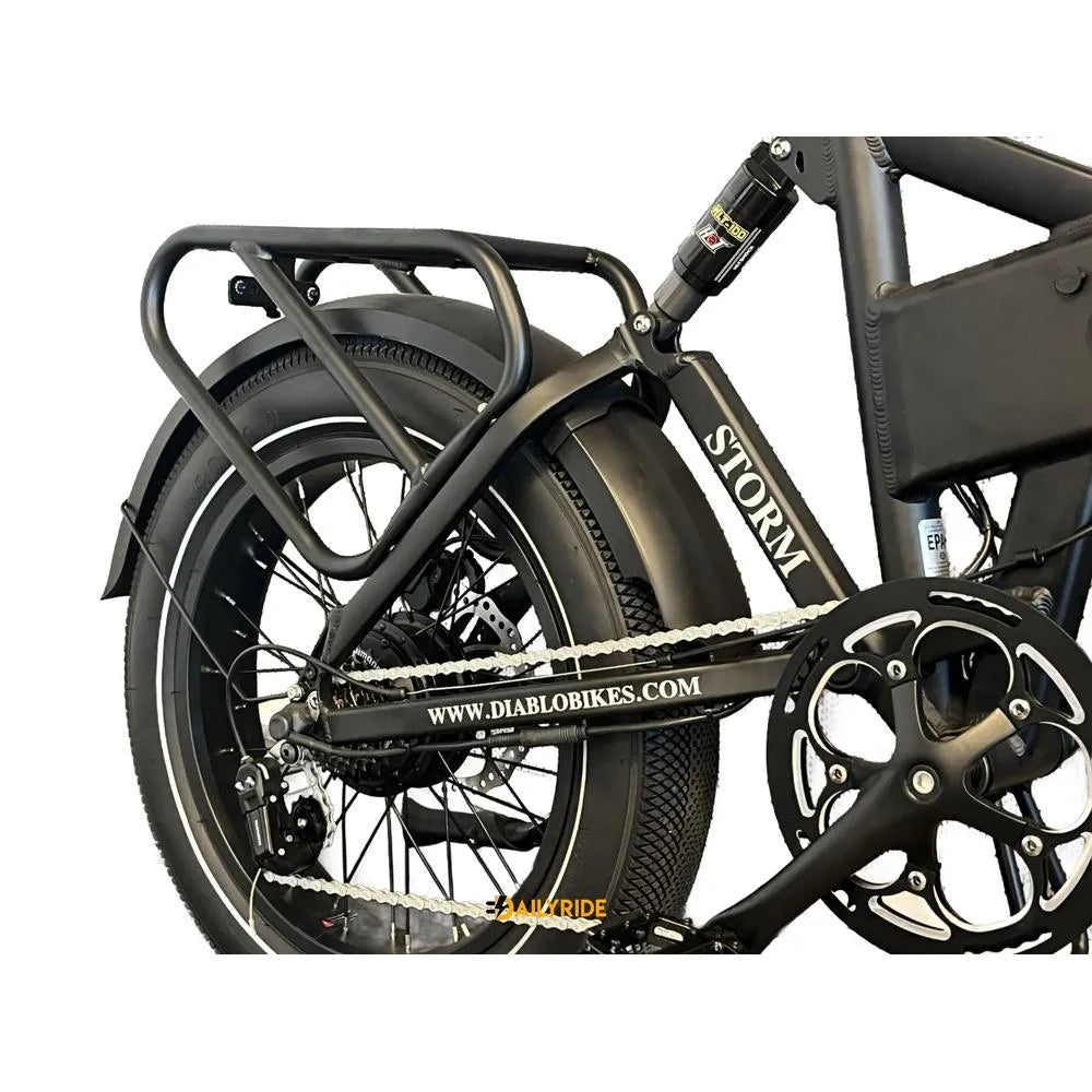 Diablo Storm - Vouwfiets - Mat Zwart