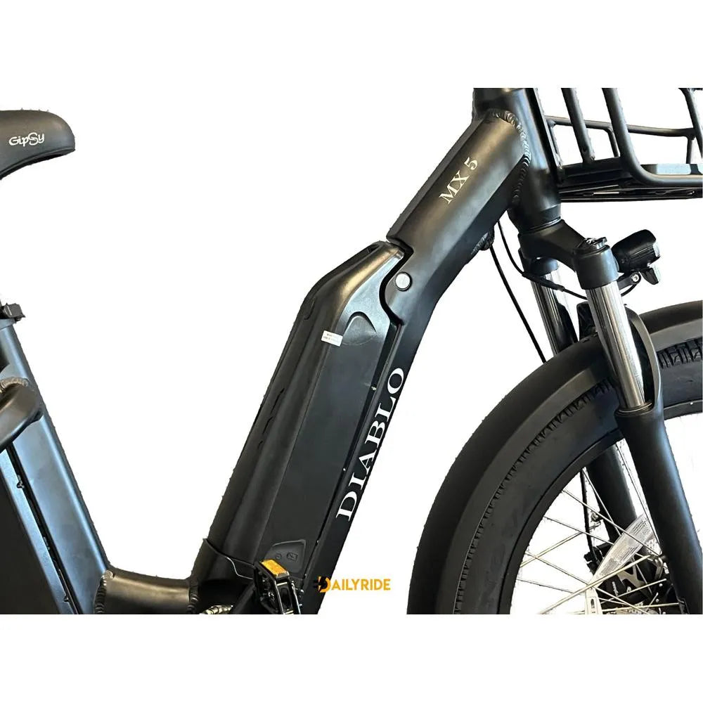 Diablo Big Foot Driewieler - Electrische minder valide fiets - Mat Zwart
