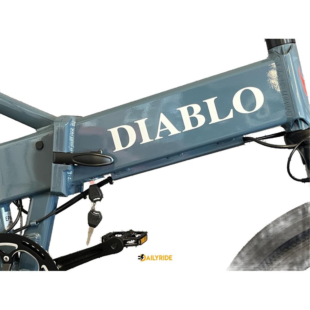Diablo Storm - Fatbike - Electrische vouwfiets - Dark Blue