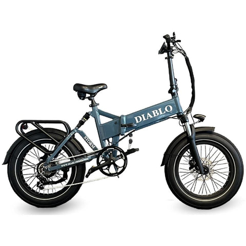 Diablo Storm - Fatbike - Electrische vouwfiets - Dark Blue