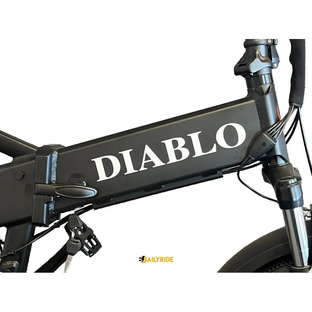 Diablo Storm - Vouwfiets - Mat Zwart