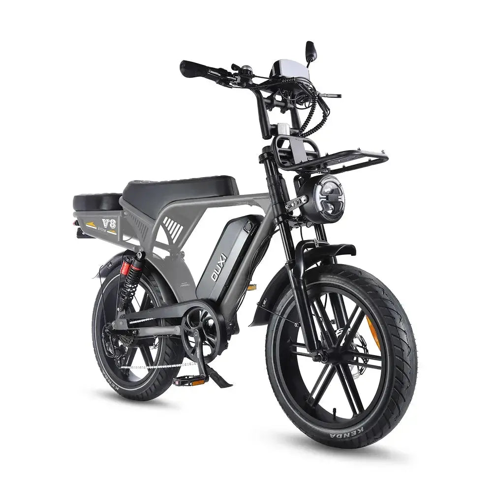 Ouxi V8 Ultra - Grijs - Bruin Zadel