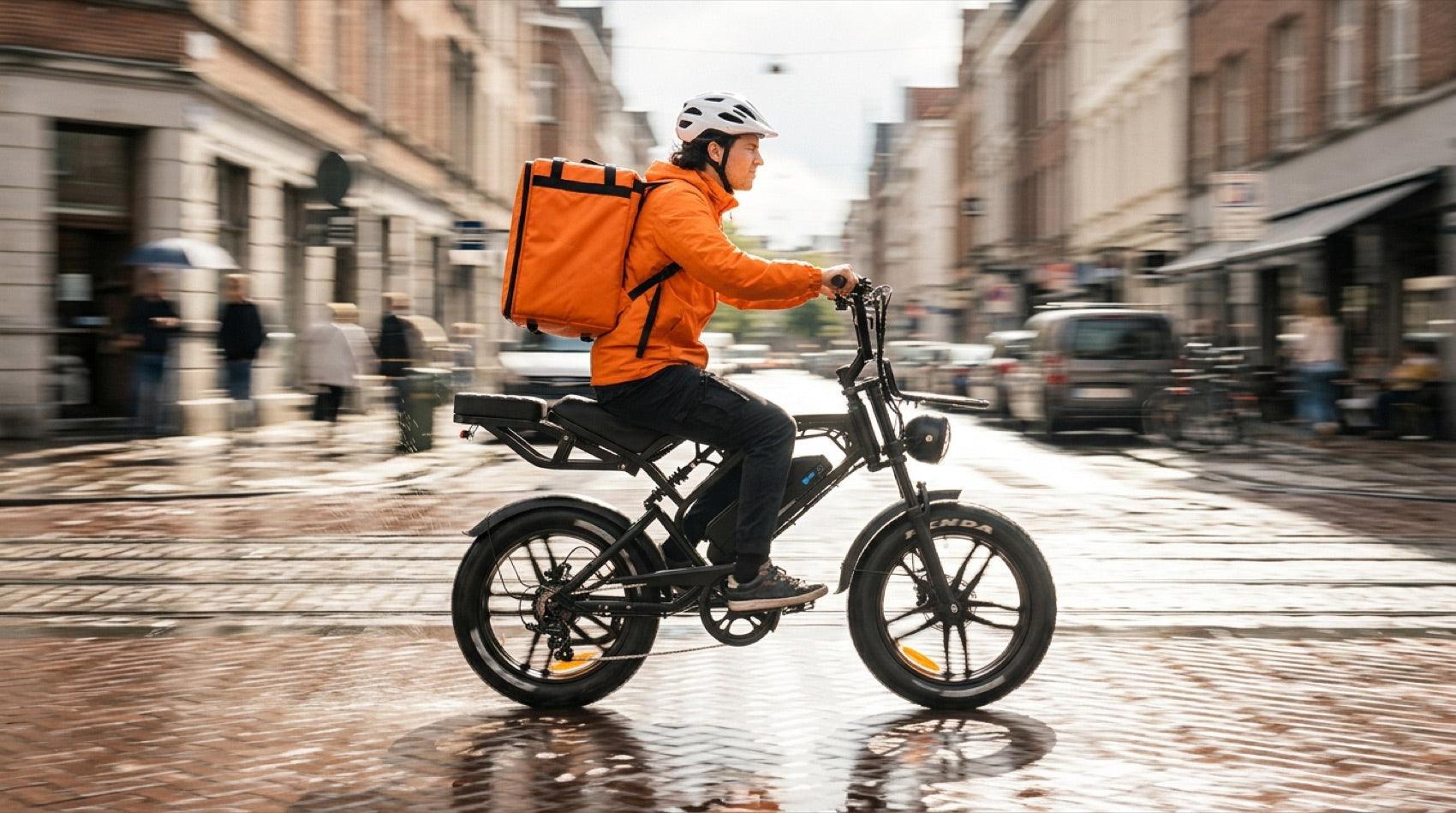 Ride all day on a single charge.