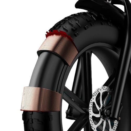 ENGWE M20 - Fatbike - Groen + ART 2 slot + Alarmsysteem + Telefoonhouder