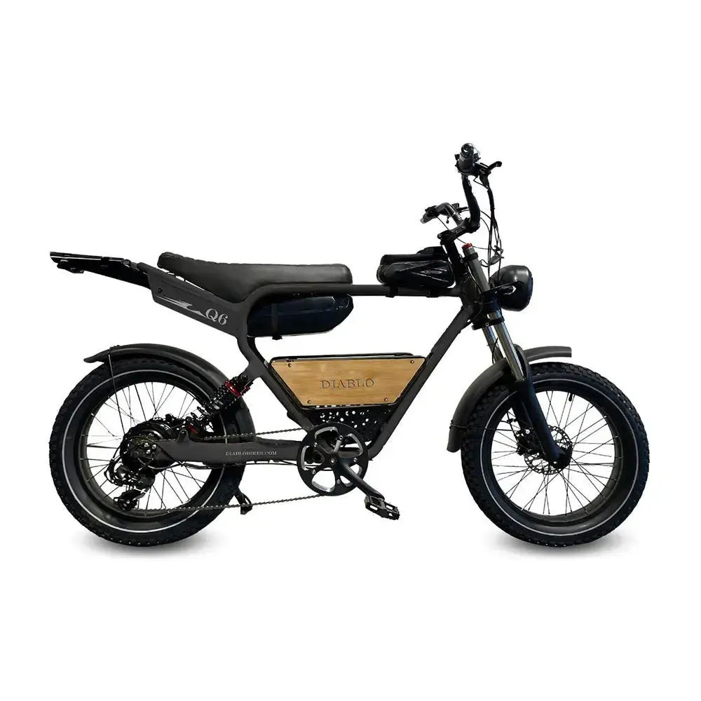 Diablo Q6 - Hydraulische remmen - Zwart