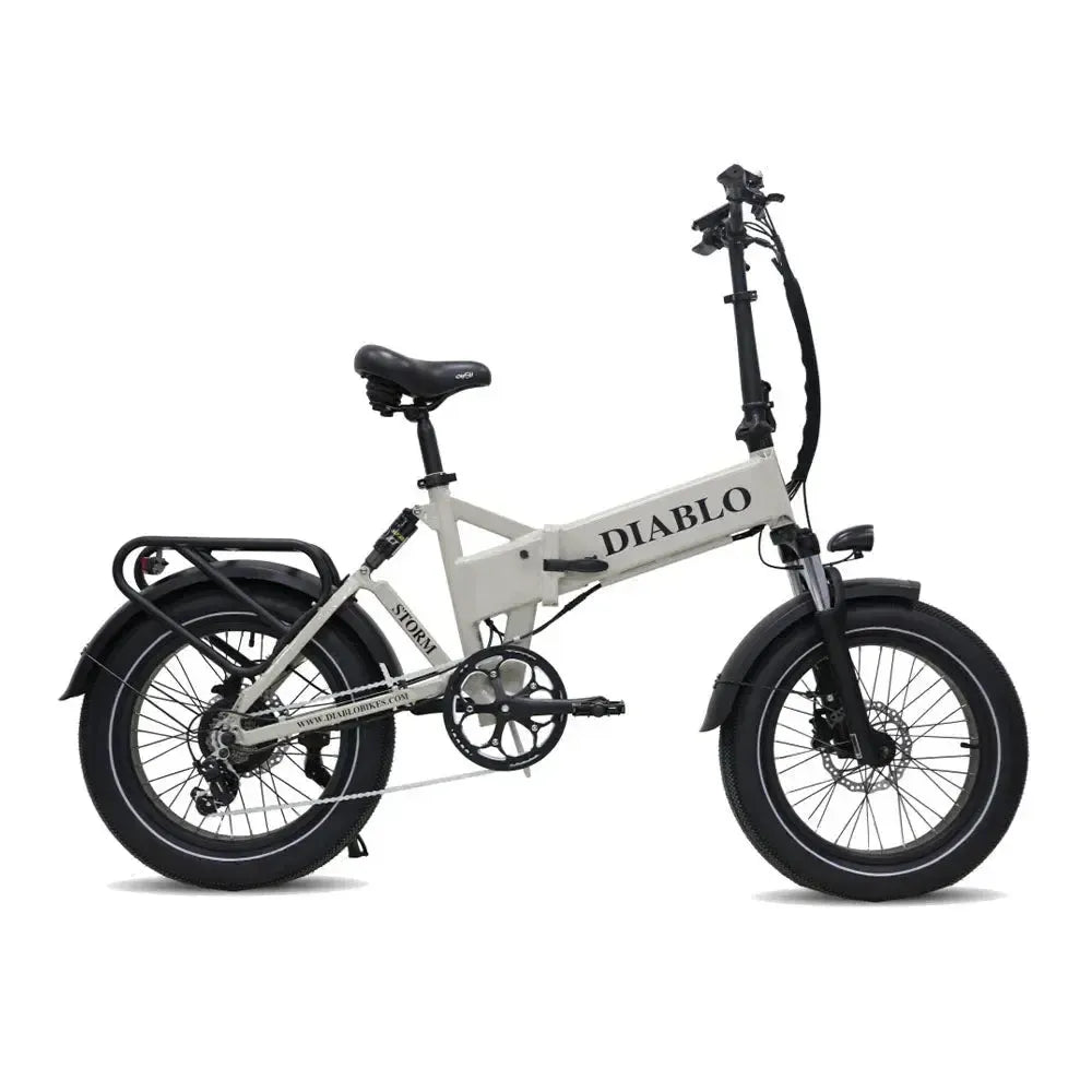 Diablo Storm - Fatbike - Electrische vouwfiets - Fashion Grey