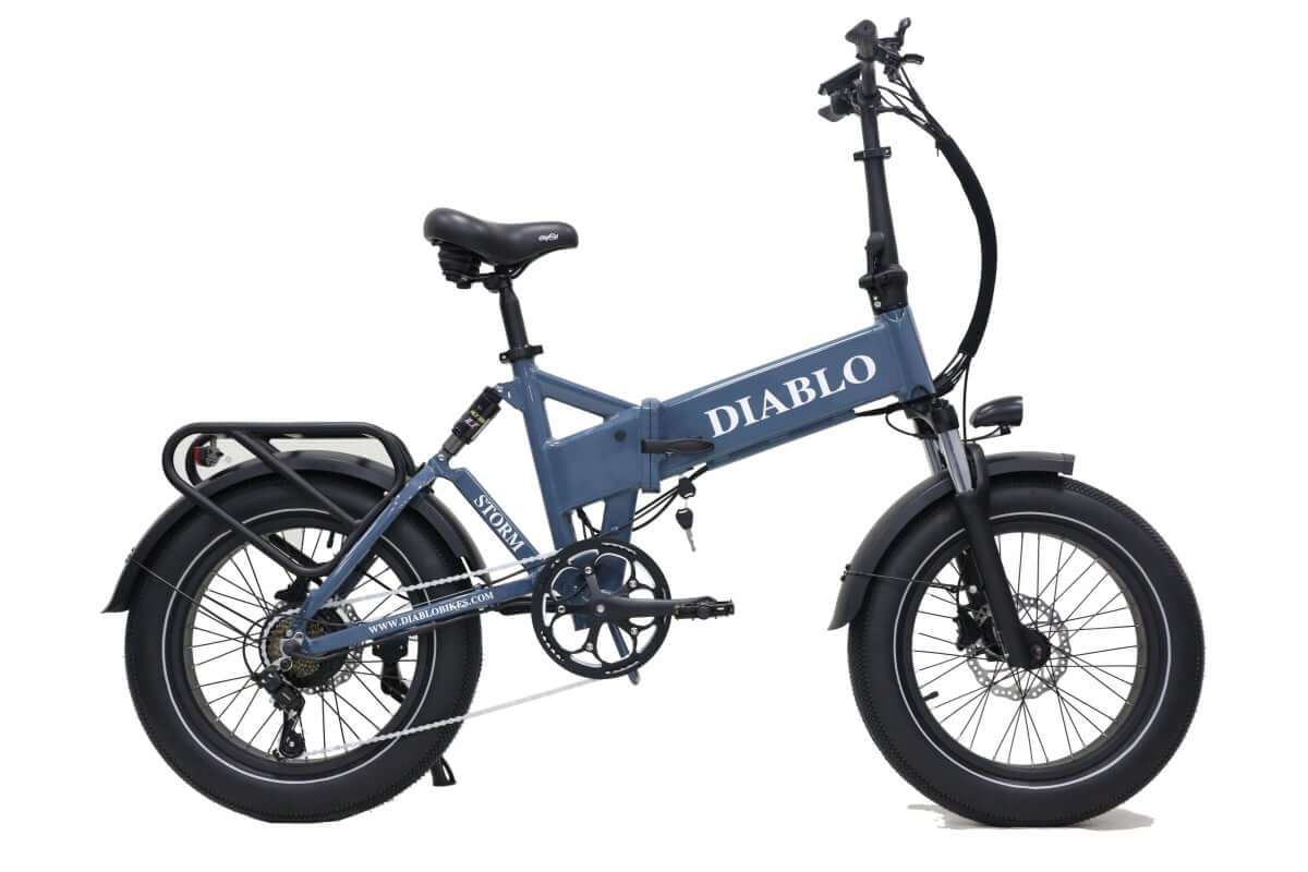 Diablo Storm - Vouwfiets - Mat Zwart