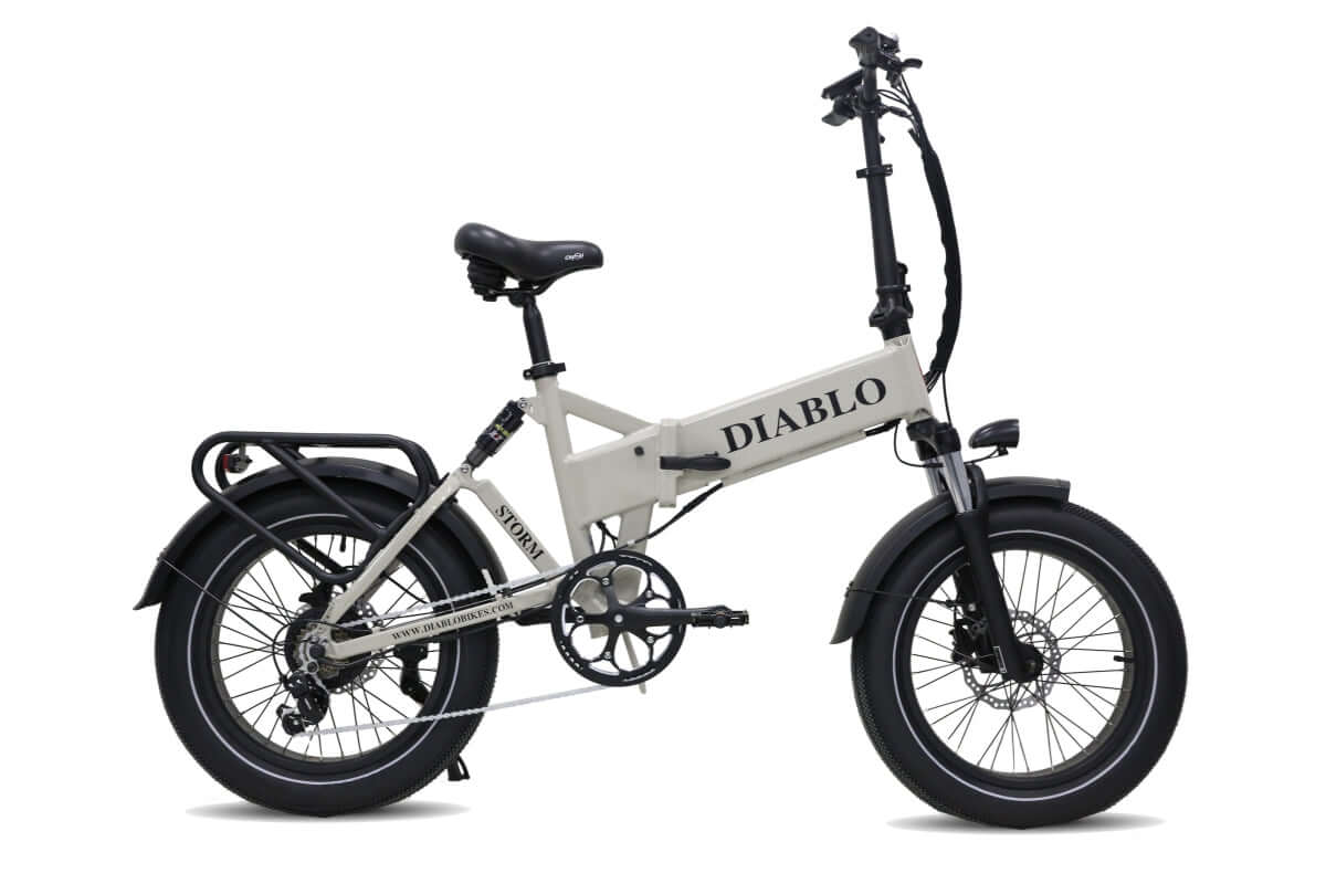 Diablo Storm - Vouwfiets - Mat Zwart