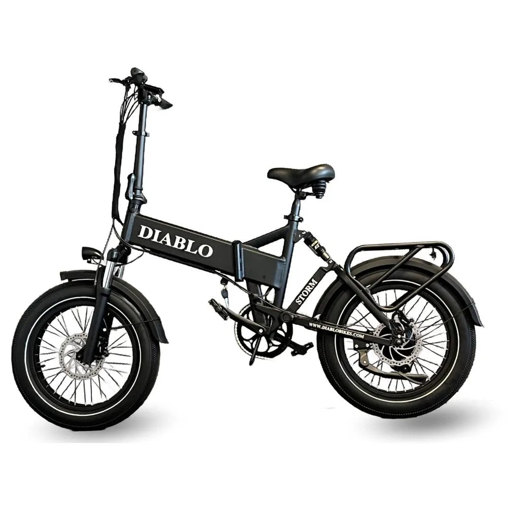 Diablo Storm - Vouwfiets - Mat Zwart