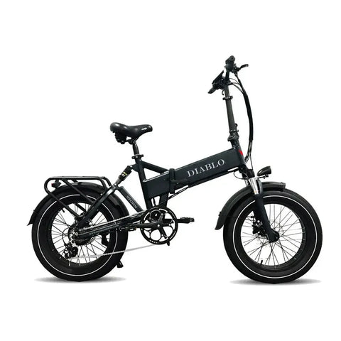 Diablo Storm - Vouwfiets - Mat Zwart