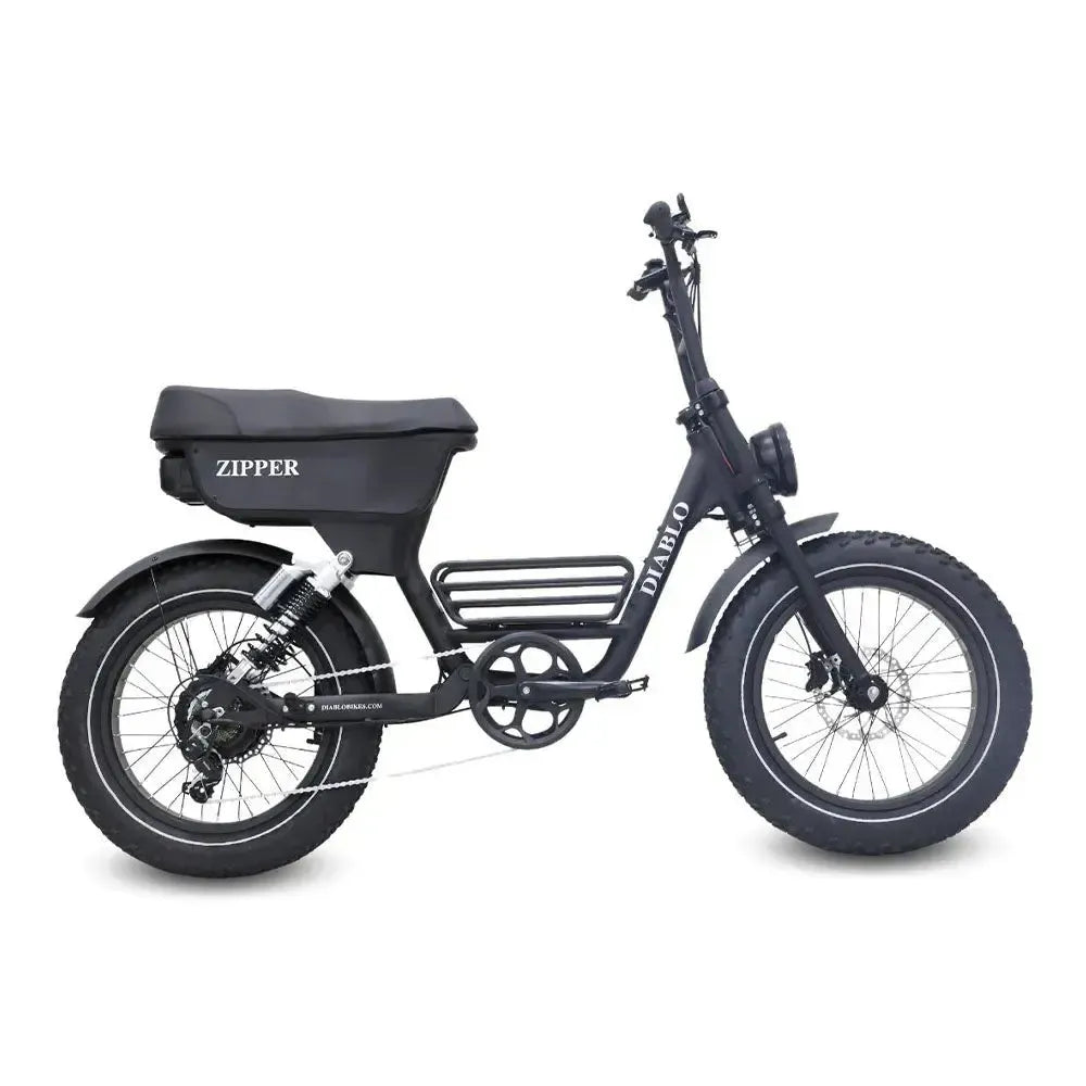 Diablo Zipper Fatbike - Zwart
