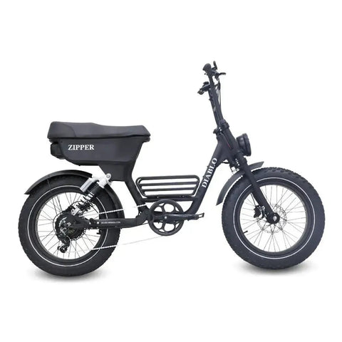 Diablo Zipper Fatbike - Zwart