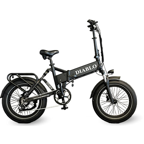 Diablo Storm - Vouwfiets - Mat Zwart