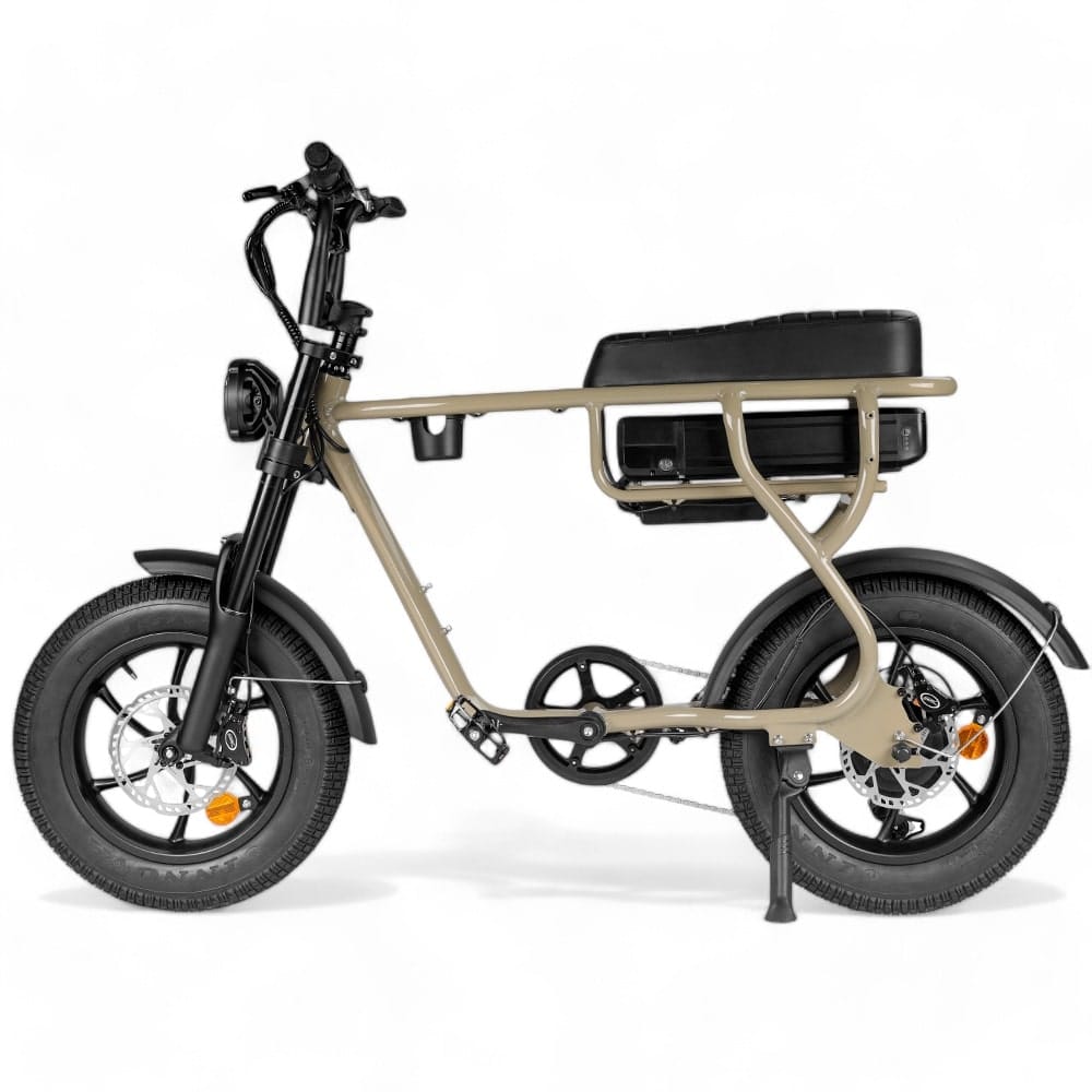 Kinder Fatbike EB16 | Bruin | Hydraulische remmen