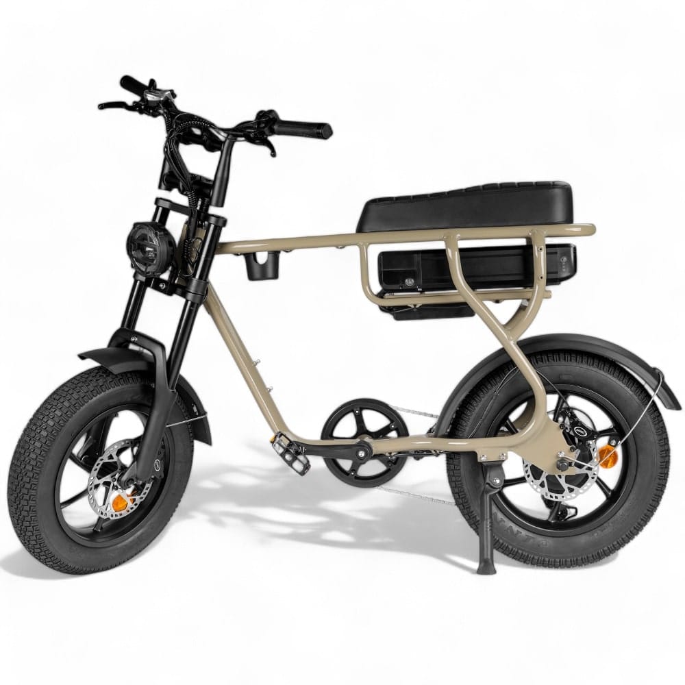 Kinder Fatbike EB16 | Bruin | Hydraulische remmen