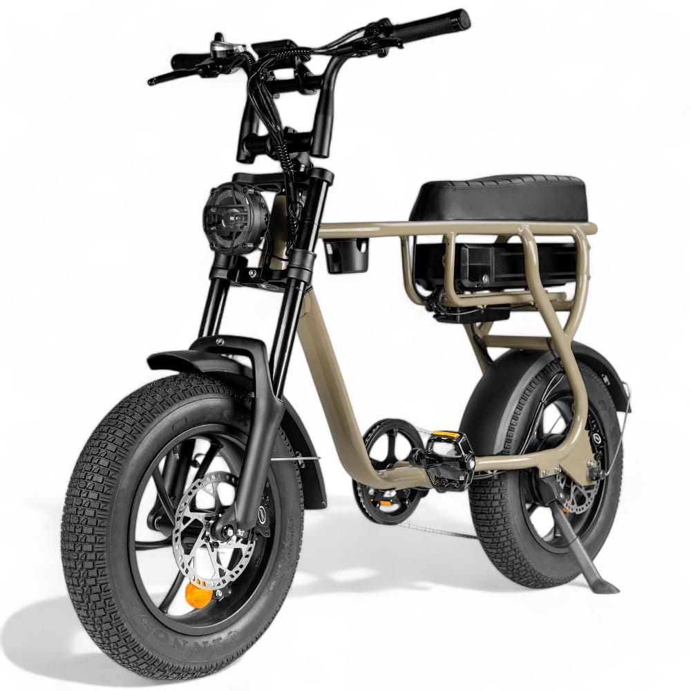 Kinder Fatbike EB16 | Bruin | Hydraulische remmen