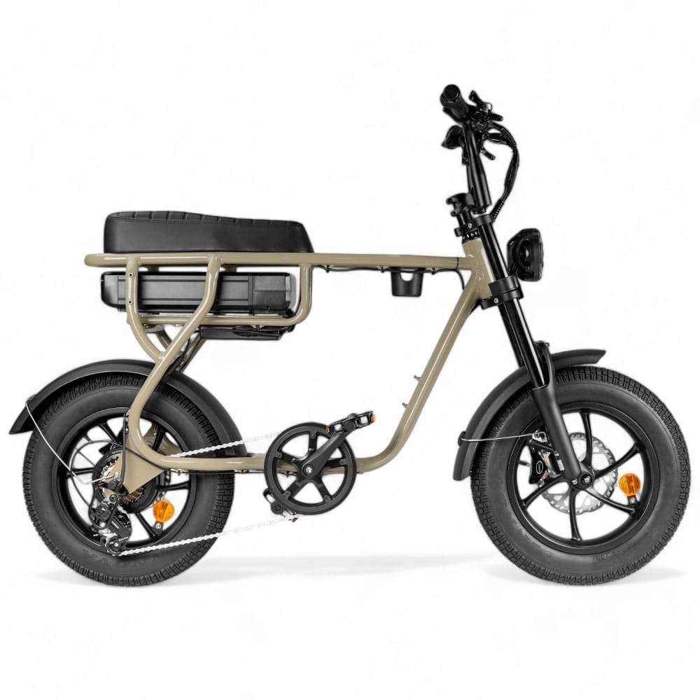 Kinder Fatbike EB16 | Bruin | Hydraulische remmen