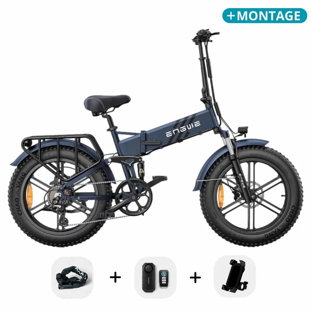 Engwe Engine Pro 2.0 - Elektrische Vouwfiets - Blauw