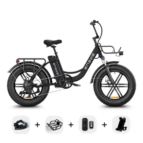 Engwe L20 - Fatbike - Zwart