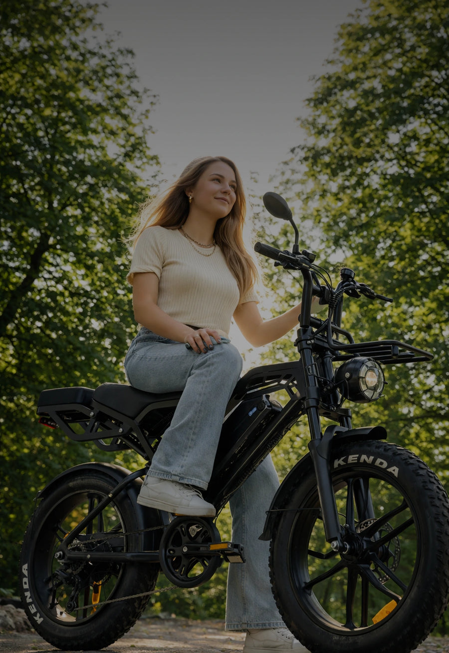 Fatbikes vanaf €749. Morgen in huis.