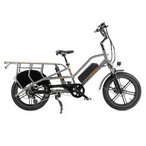 JOBOBIKE Transer - Longtail - Zilvergrijs