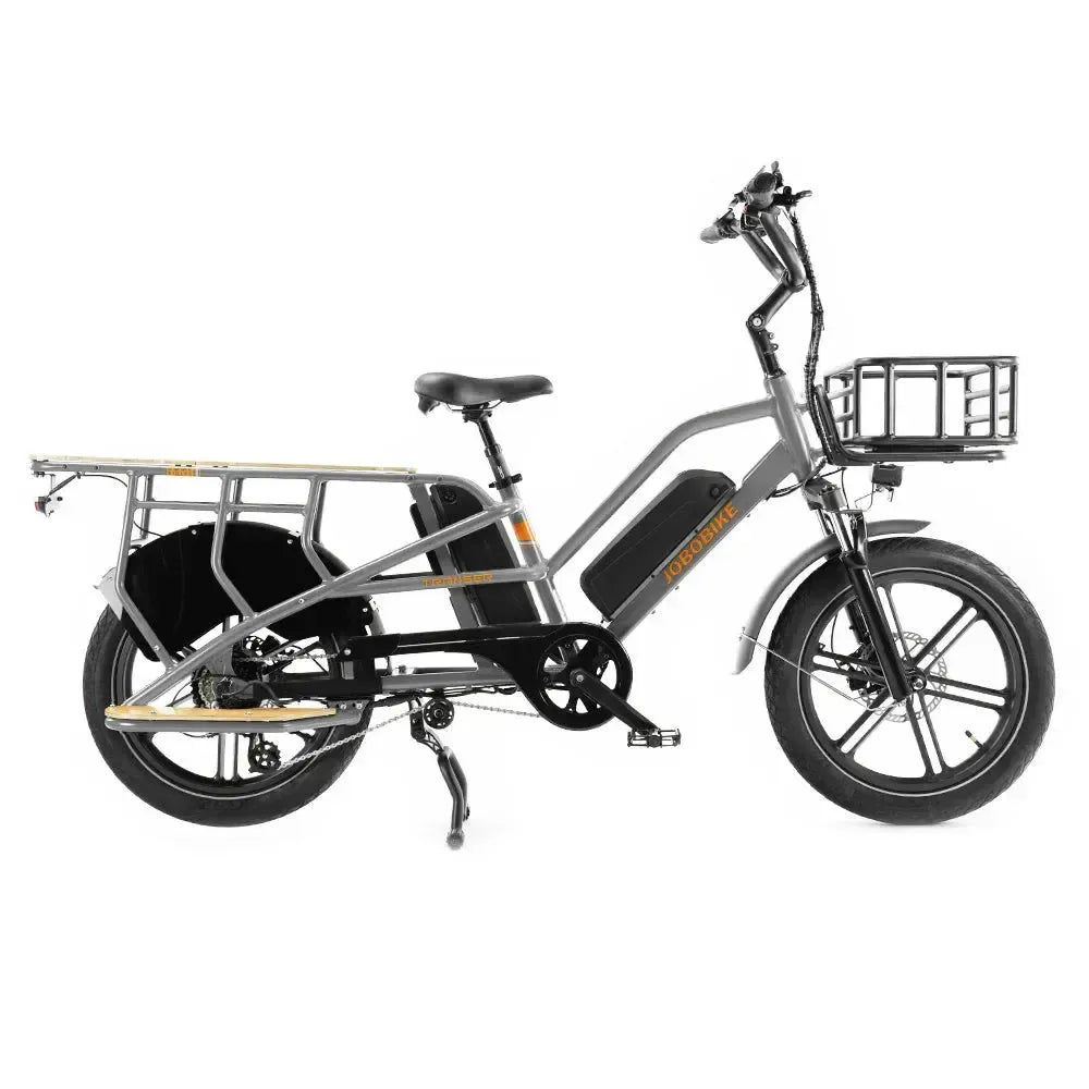 JOBOBIKE Transer - Longtail - Zilvergrijs