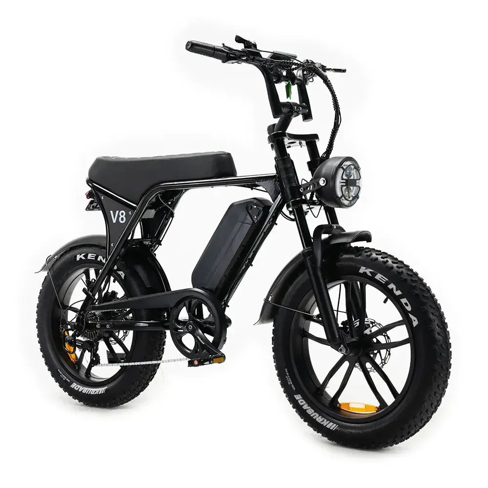 OUXI C80 - Fatbike - Zwart
