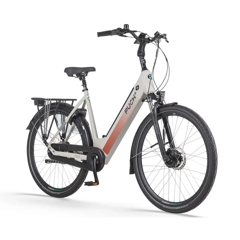 Puch E-Modern Basic N7 - Zijde Grijs Mat