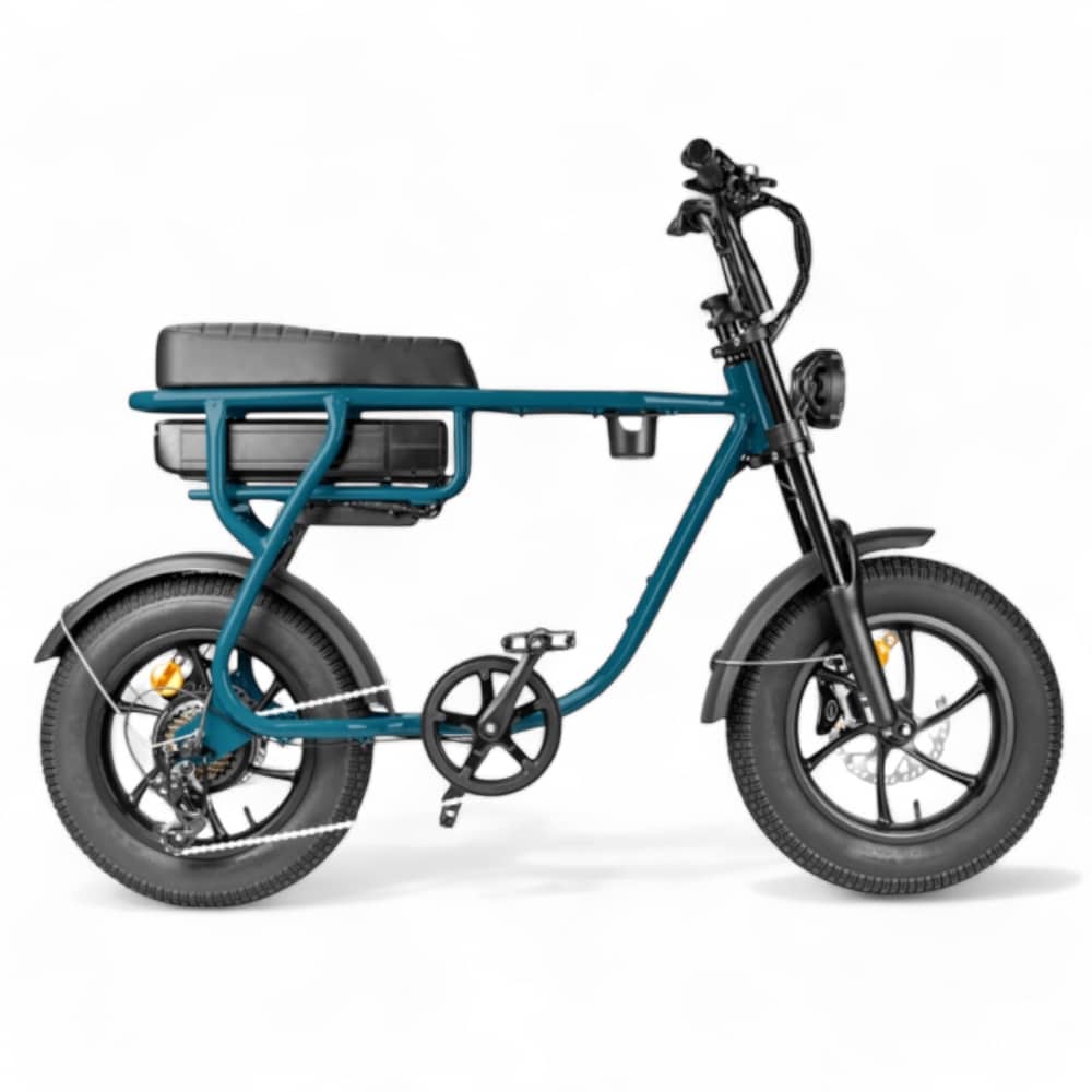 Kinder Fatbike EB16 | Bruin | Hydraulische remmen